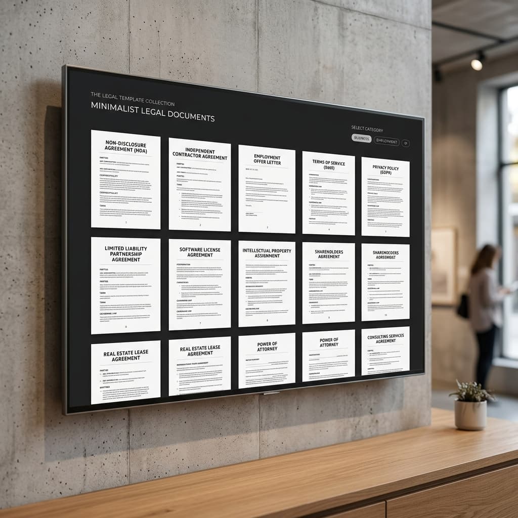 How to Choose the Right Legal Document Template for Your Business