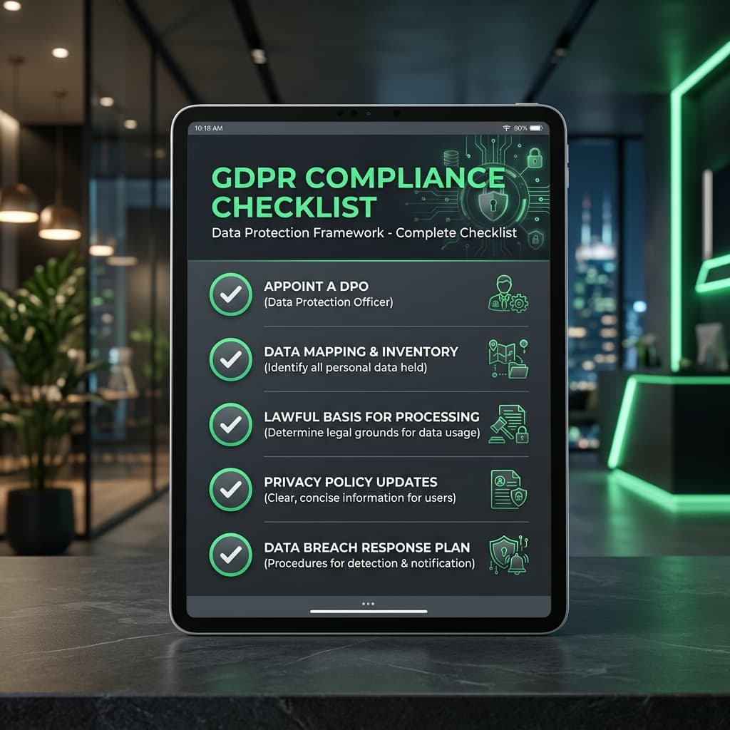 The 2025 GDPR Compliance Checklist for Websites and Apps