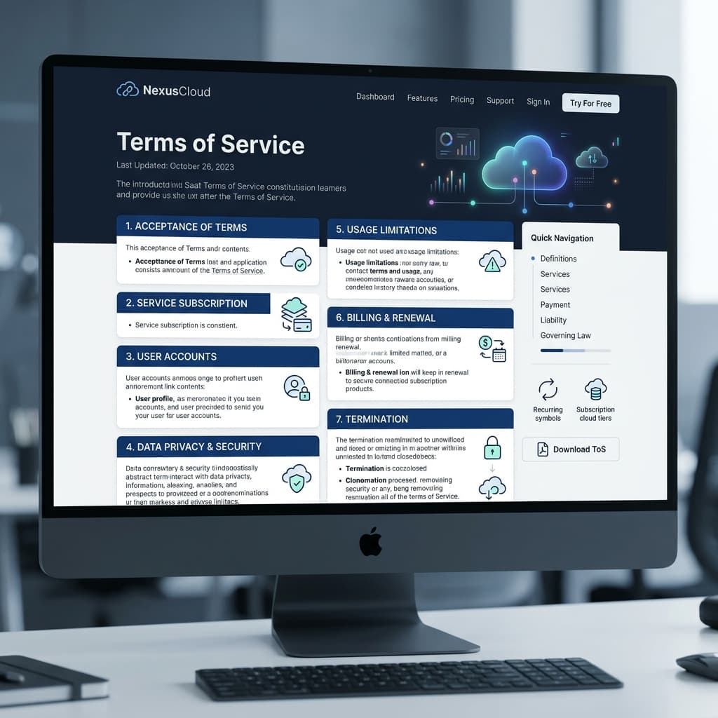 How to Write Terms of Service for a SaaS Product | Full Guide